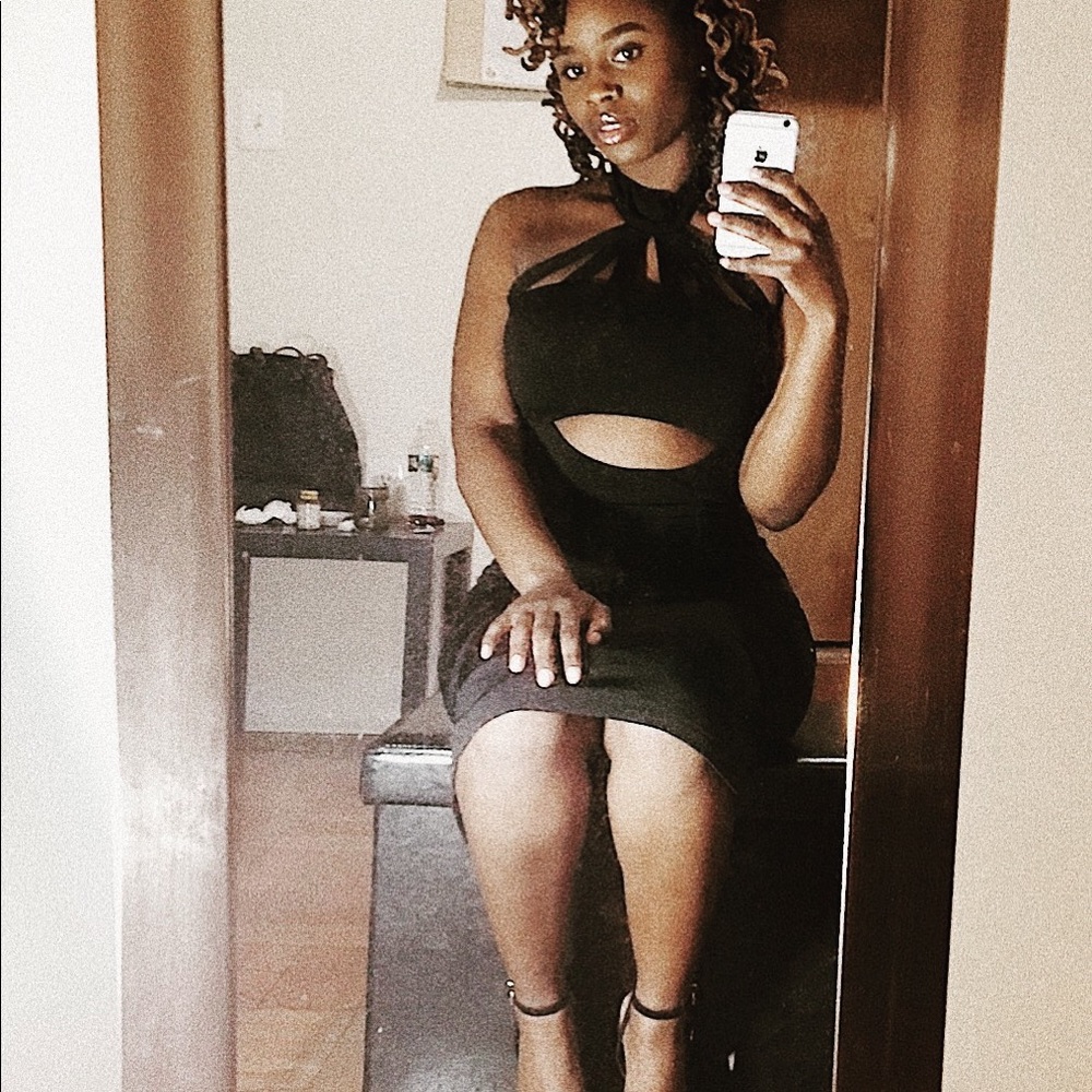 Cut out Black Dress- Night out